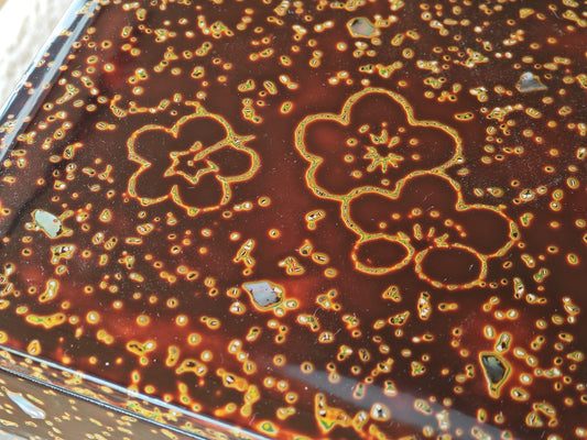 Pair of Lacquer Boxes with Mother of Pearl