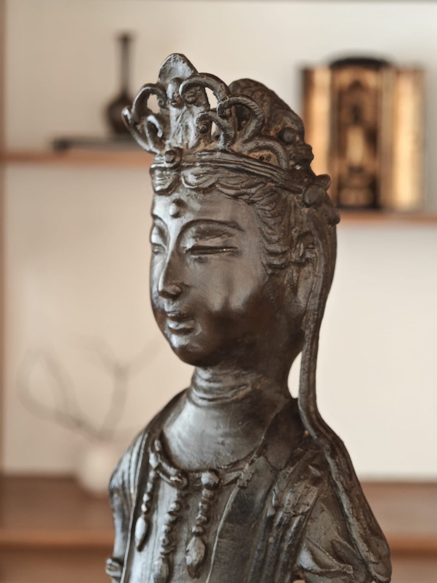 Korean Bronze Guan Yin