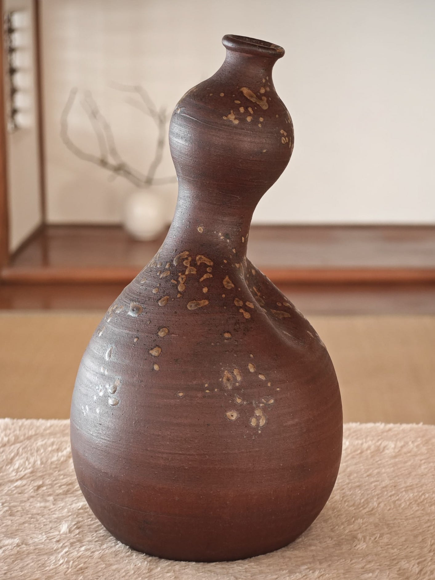 Ceramic Gourd-Shaped Vase by Keimatsuburo