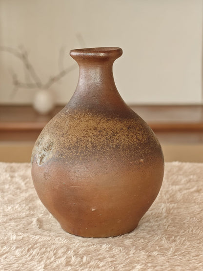 Ceramic Sake Bottle by Baba Shosuke