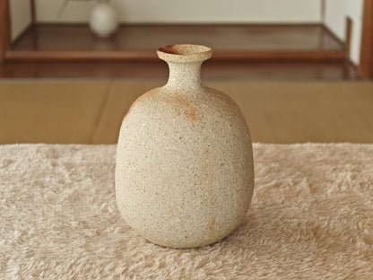Ceramic Sake Bottle by Matsushima Hiroshi