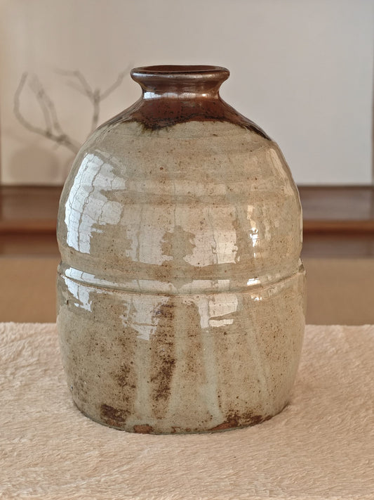 Ceramic Vase by by Nagaoka Kūken