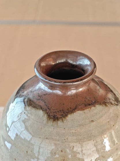 Ceramic Vase by by Nagaoka Kūken