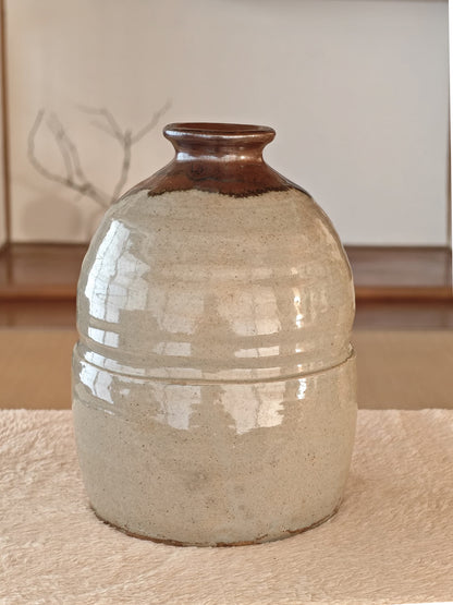 Ceramic Vase by by Nagaoka Kūken