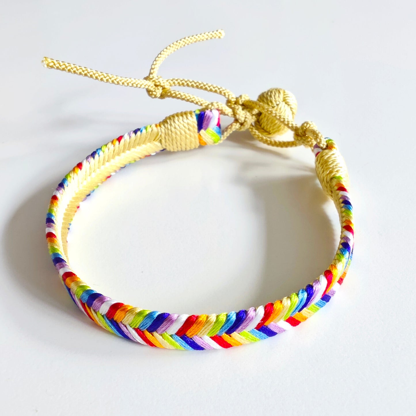 [Cosmic Series] Rainbow Silk Bracelet