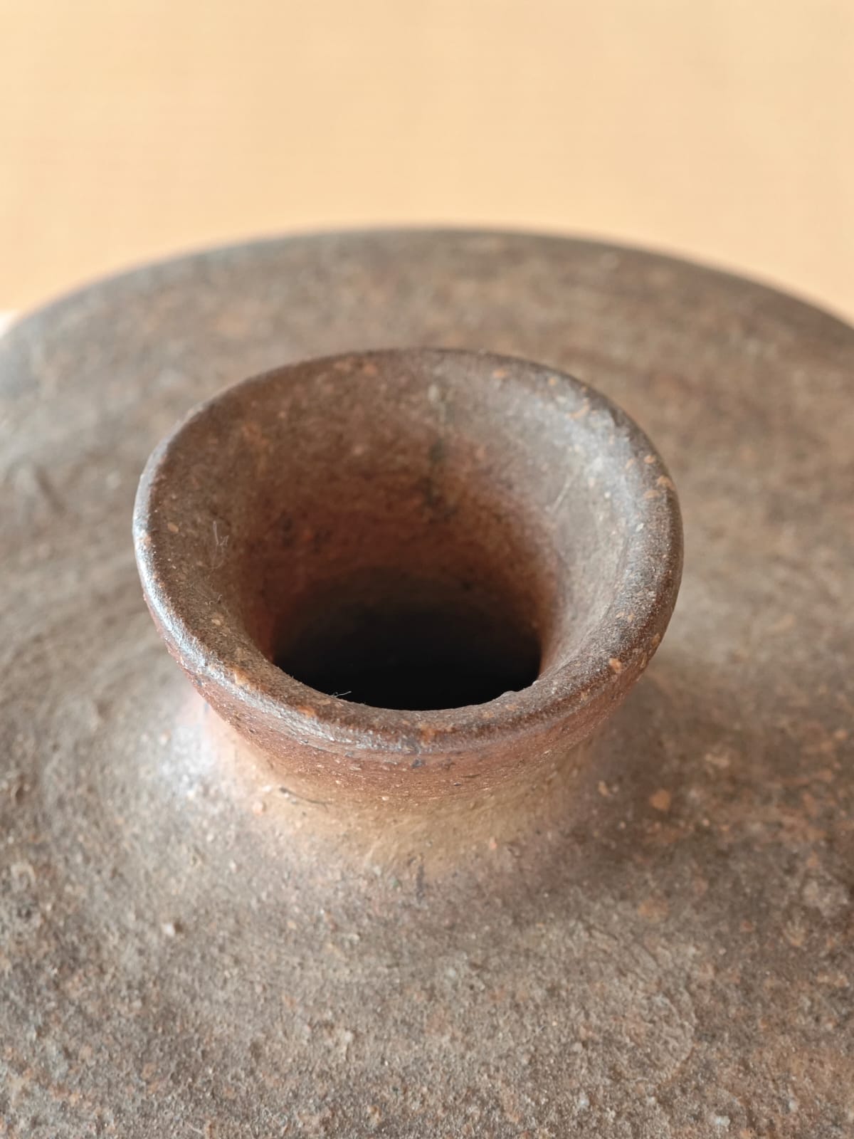 Rare Melon-shaped Ceramic Vase