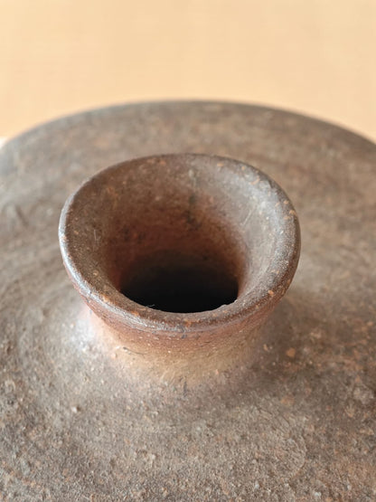Rare Melon-shaped Ceramic Vase