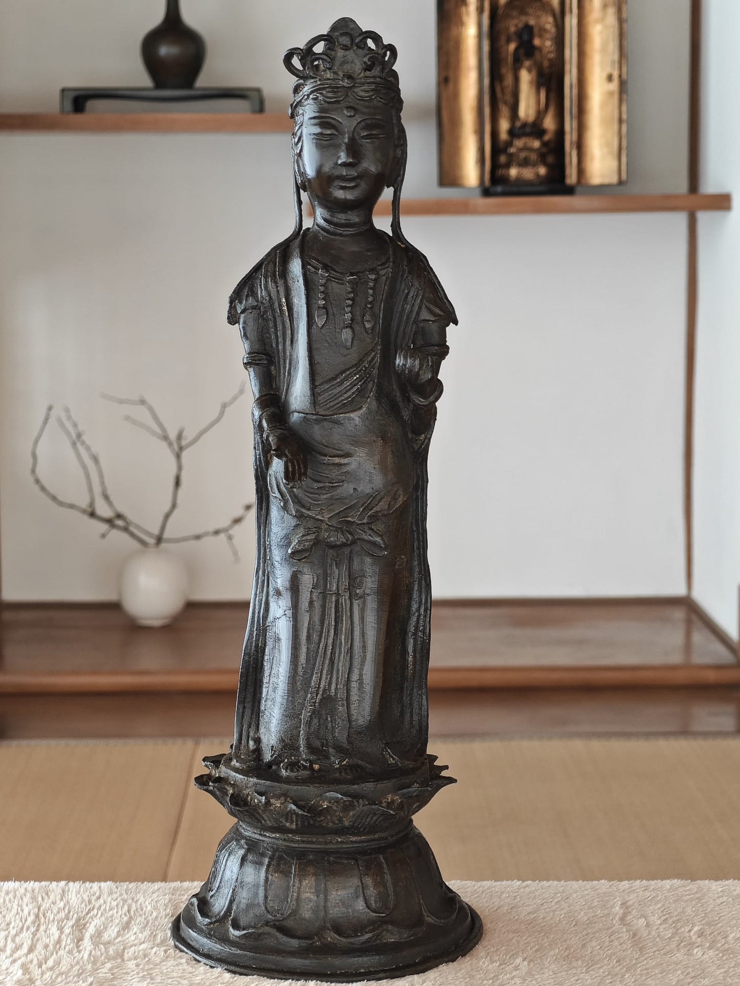 Korean Bronze Guan Yin