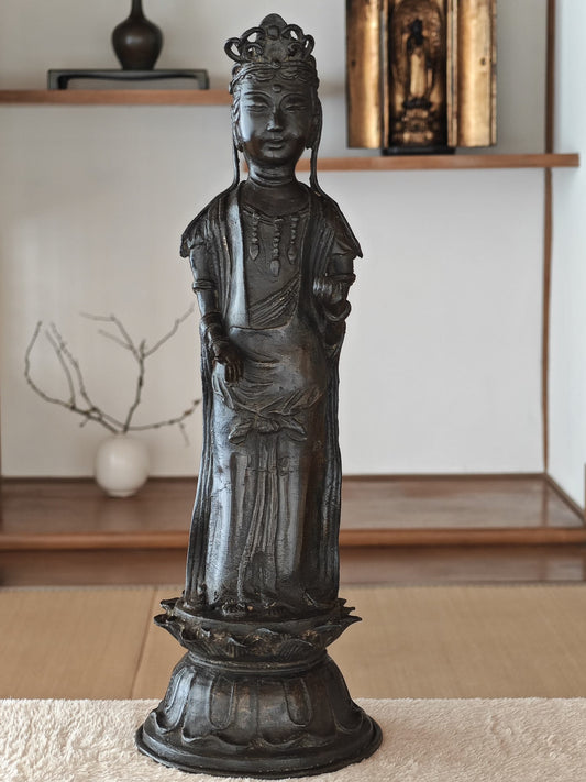 Korean Bronze Guan Yin