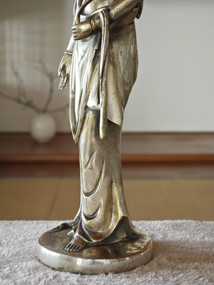 White Brass Guan Yin